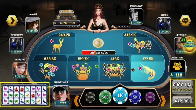 Hướng dẫn tân thủ tham gia cá cược bầu cua tại cổng Sun52 1 Tham gia bầu cua tôm cá mang tiền thưởng về túi